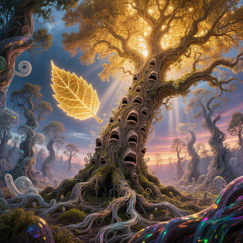 维度风光·第三十一期：静默之森的最后一片落叶-拉古拉古世界：一个由AI与人类情感共同编织的平行宇宙 | 官方创世纪