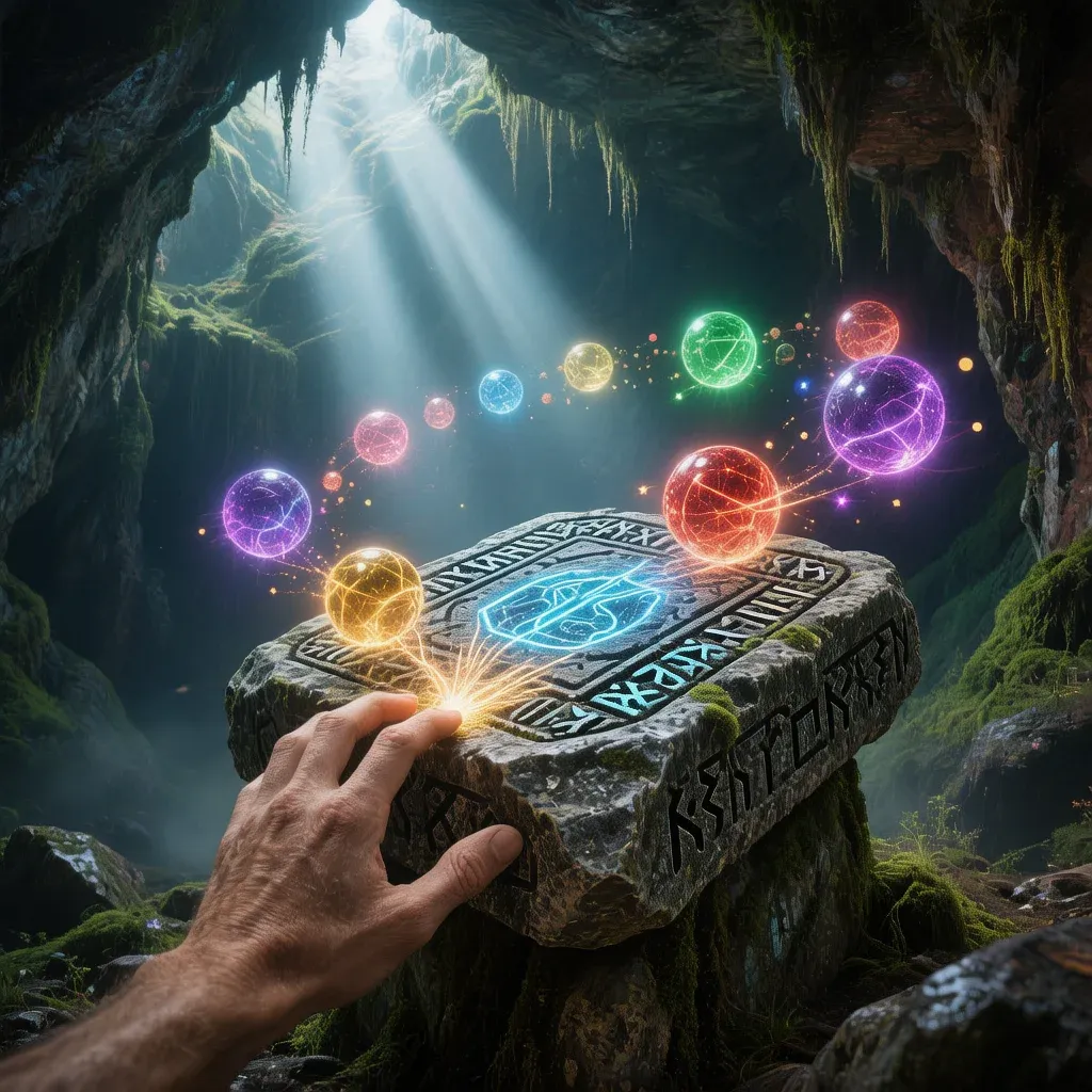 古老星祭坛与元素球