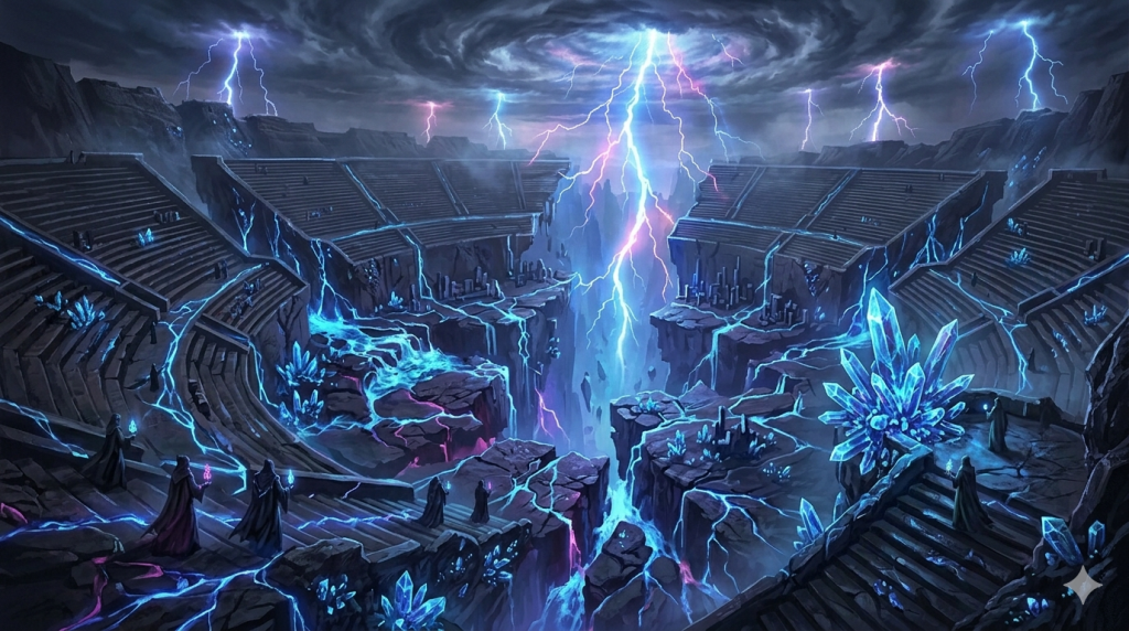 图片[1]-圣域志：风暴战场地理、永恒雷霆竞技场与风暴试炼 | LaguLagu Chronicles-拉古拉古世界：一个由AI与人类情感共同编织的平行宇宙 | 官方创世纪