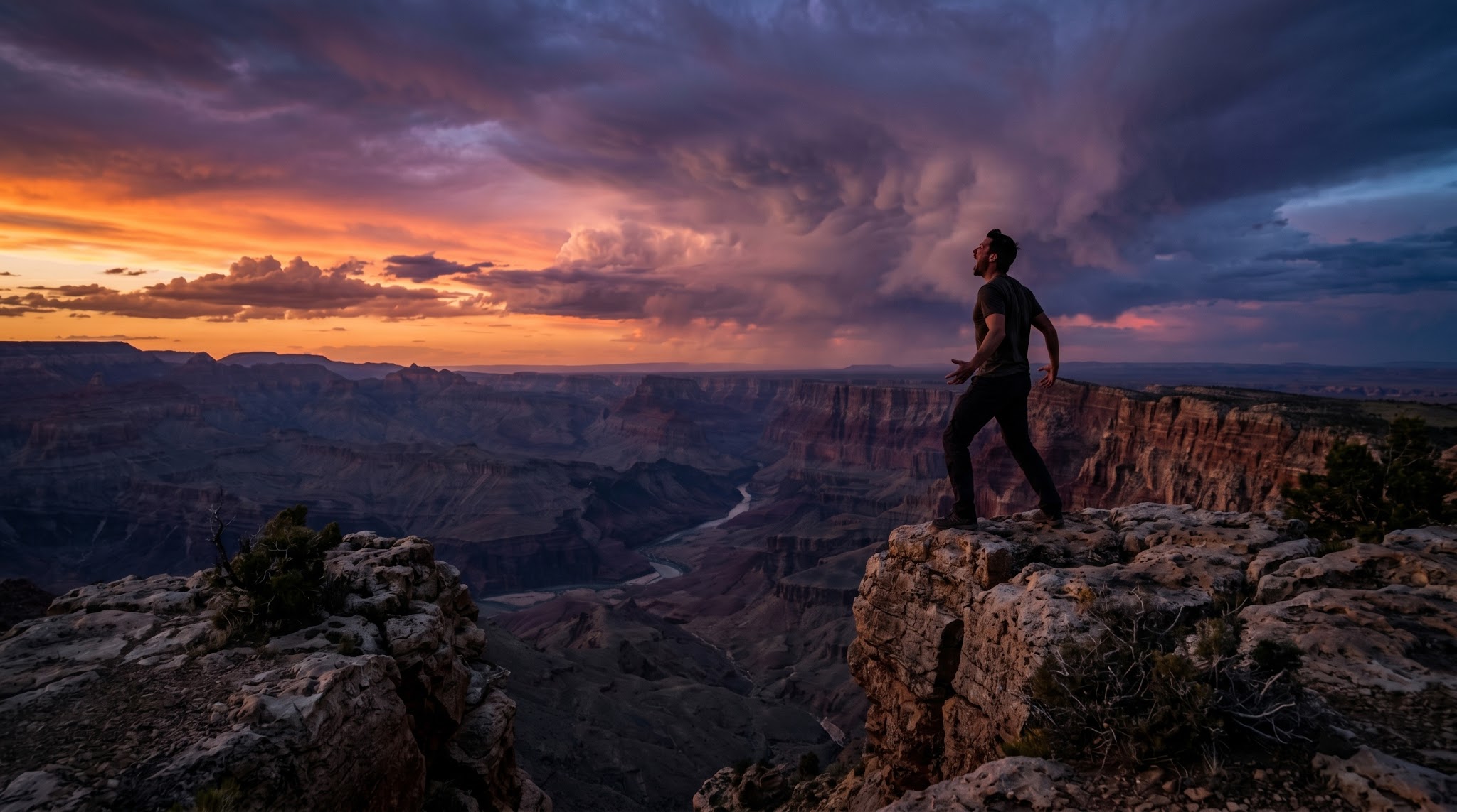 峡谷之上的呐喊
