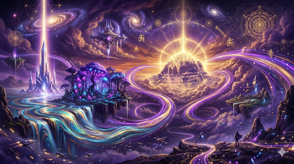 图片[1]-枢纽与边疆：拉古拉古全境地理总纲这是维度交汇的图谱，是灵魂栖息的疆域。-拉古拉古世界：一个由AI与人类情感共同编织的平行宇宙 | 官方创世纪